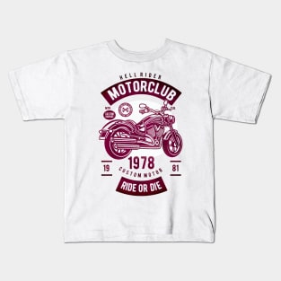 motor club ride or die Kids T-Shirt